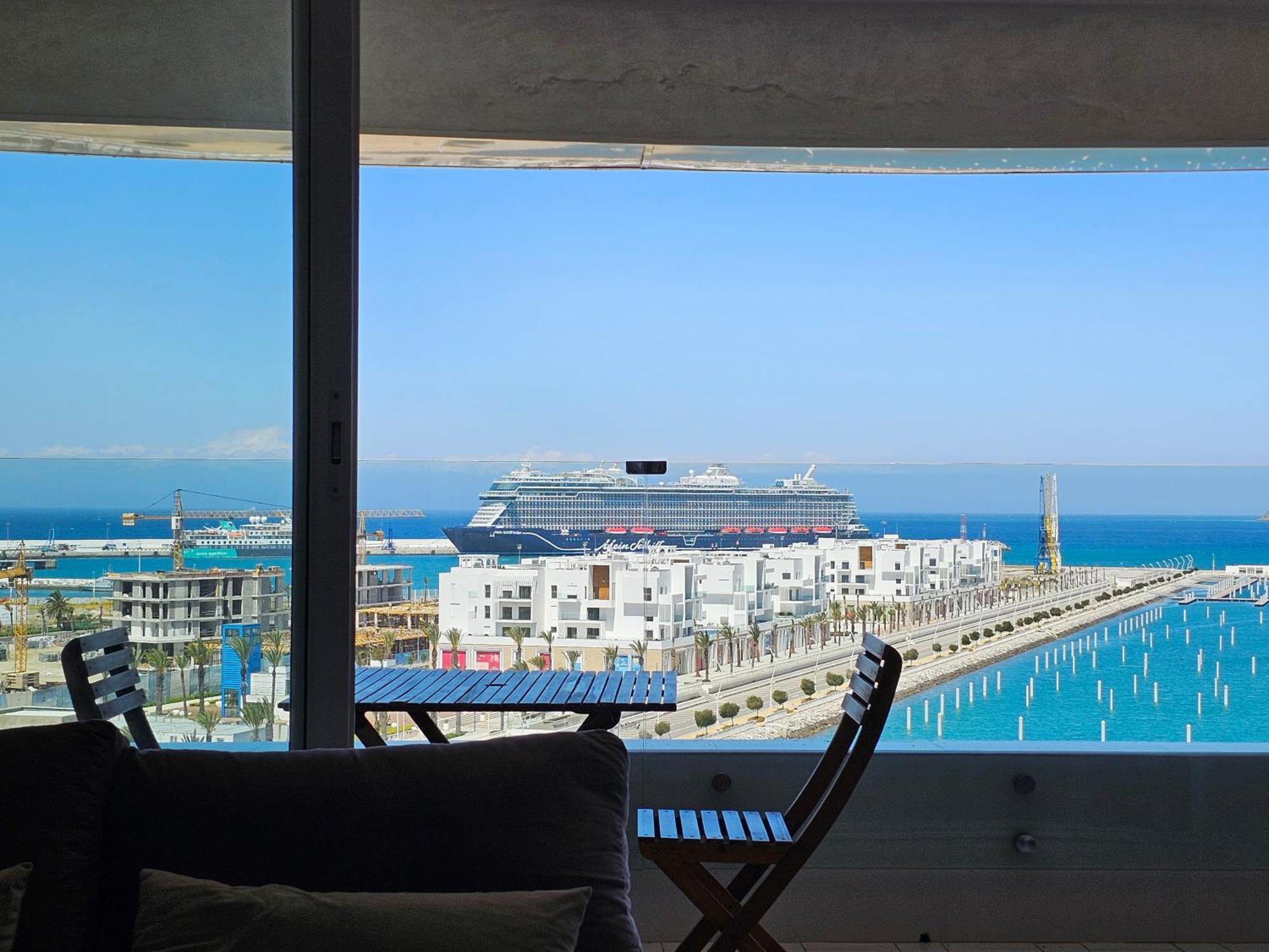 Ocean View Apartment With Airco Танжер Экстерьер фото